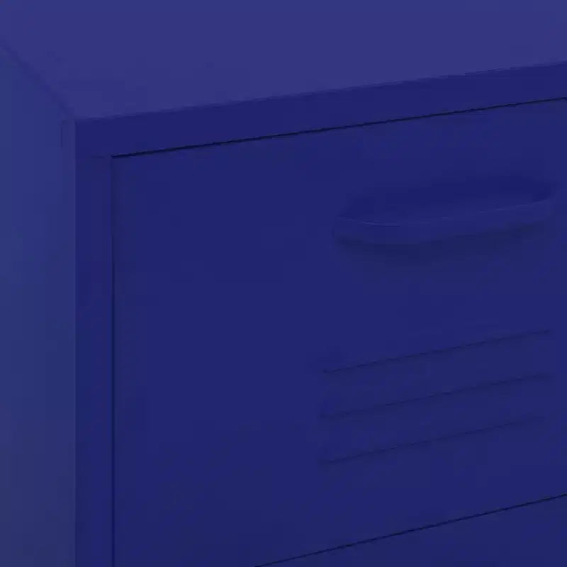 Cassettiera in acciaio a 3 cassetti blu navy