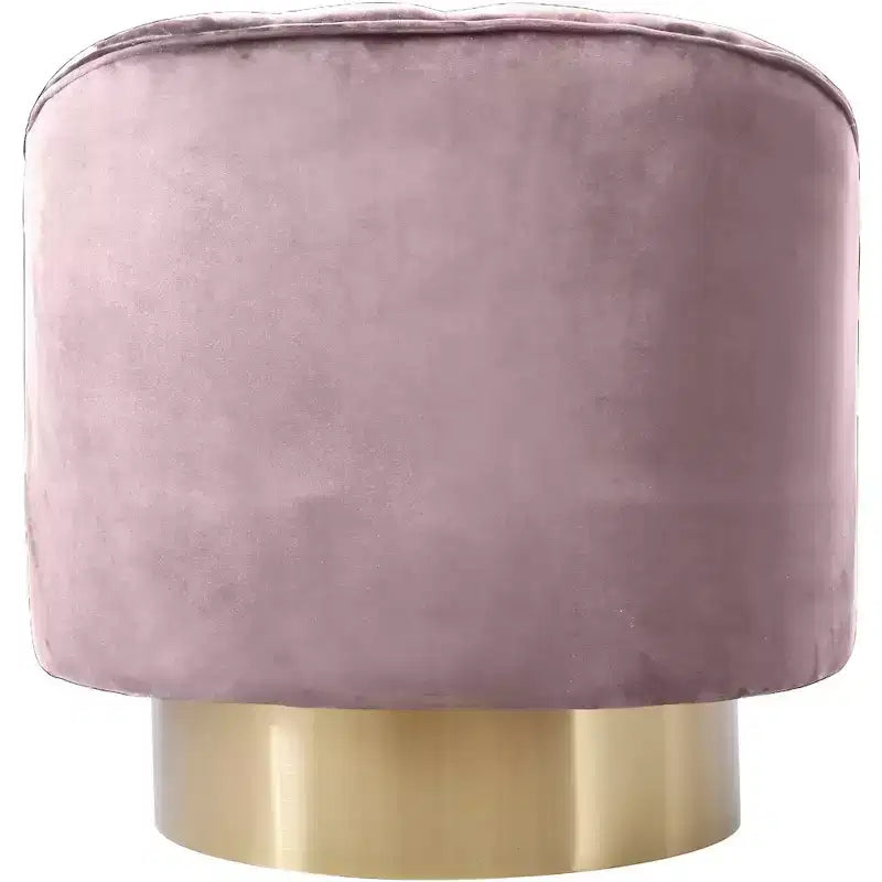 Poltrona girevole d'accento in velluto – Nera / Verde / Grigia / Blu scuro / Rosa, 1 posto