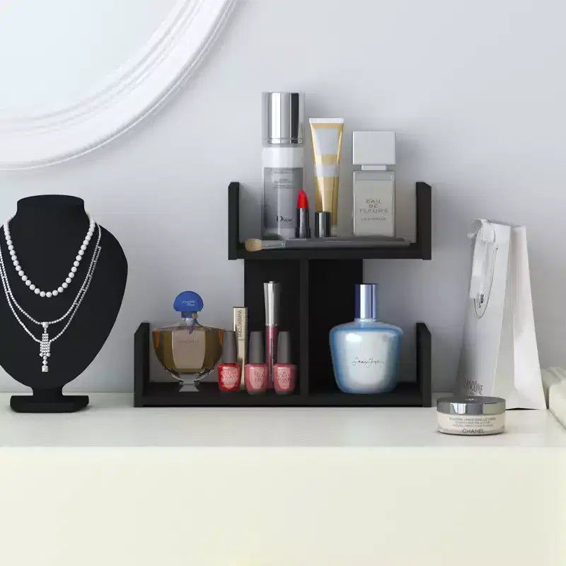 Organizzatore da scrivania a 3 ripiani – Espresso/Rovere, Singolo