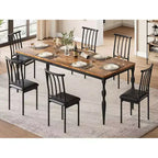 Tavolo da pranzo da 200 cm stile rustico, colore retrò/grigio lavato, base a croce, 6-8 posti