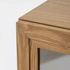 Credenza a Buffet in Legno Naturale con 4 Ante in Vetro – 157,5 cm L x 91,4 cm H
