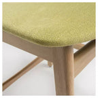 Verde Tè / Beige Chiaro / Grigio Scuro | Sgabello da bancone senza braccioli con schienale medio | Set da 2