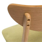 Verde Tè / Beige Chiaro / Grigio Scuro | Sgabello da bancone senza braccioli con schienale medio | Set da 2