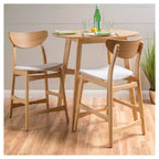 Verde Tè / Beige Chiaro / Grigio Scuro | Sgabello da bancone senza braccioli con schienale medio | Set da 2