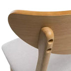 Verde Tè / Beige Chiaro / Grigio Scuro | Sgabello da bancone senza braccioli con schienale medio | Set da 2