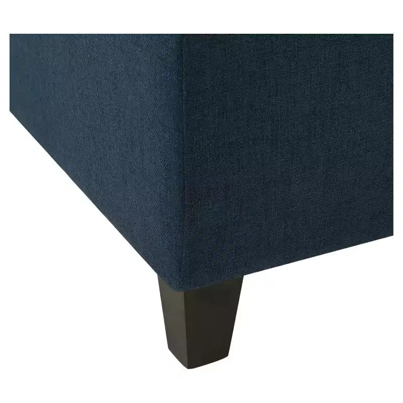 Panca Pouf Contenitore Trapuntata – Beige / Marrone / Blu Scuro / Grigio Chiaro / Verde Petrolio Scuro, 1 Posto